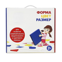 Подвижная развивающая игра "Форма, цвет, размер" - «globural.ru» - Абинск