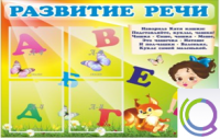 Стенд "Развитие речи" (вариант 1) - «globural.ru» - Абинск
