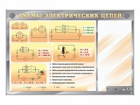 Электрифицированный стенд "Схемы электрических цепей" с маркерными полями - «globural.ru» - Абинск