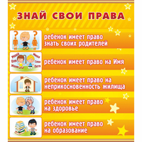 Стенд "Знай свои права" - «globural.ru» - Абинск