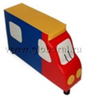 Напольная мягкая игрушка "Грузовик" каталка - «globural.ru» - Абинск