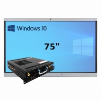 Интерактивная панель 75" (встроенный ПК, Win10, Intel i5) - «globural.ru» - Абинск