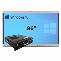 Интерактивная панель 86" (встроенный ПК Win10, Intel i5) - «globural.ru» - Абинск