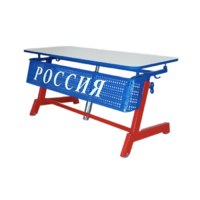 Стол ученический двухместный "Патриот-2п" на газовом лифте (р.гр. № 3-7 и наклоном столешницы ) - «globural.ru» - Абинск