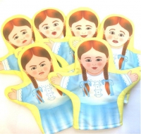 Набор кукол - рукавичек  "Эмоции. Девочки" - «globural.ru» - Абинск