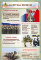 Стенд "На службе Отечеству" (вариант 1) - «globural.ru» - Абинск