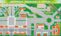 Доска магнитно-маркерная панорамная "Дорожное движение в городе" - «globural.ru» - Абинск