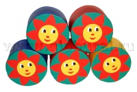 Пуфик «Солнышко» d=60*30см (ВИК) - «globural.ru» - Абинск