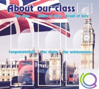Стенд "About our class" - «globural.ru» - Абинск