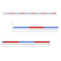 Нумирошка. Числовая прямая 0-100 по методике Нумикон - «globural.ru» - Абинск