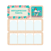Информационный стенд «Методическая работа» 100.5 х 111 см - «globural.ru» - Абинск