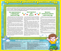Стенд "Адаптация ребенка в детском саду" - «globural.ru» - Абинск