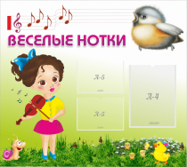 Стенд "Веселые нотки" - «globural.ru» - Абинск