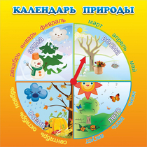 Стенд "Календарь природы" 0.5x0.5 - «globural.ru» - Абинск