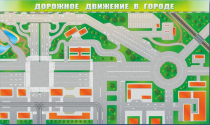 Доска магнитно-маркерная панорамная "Дорожное движение в городе" - «globural.ru» - Абинск